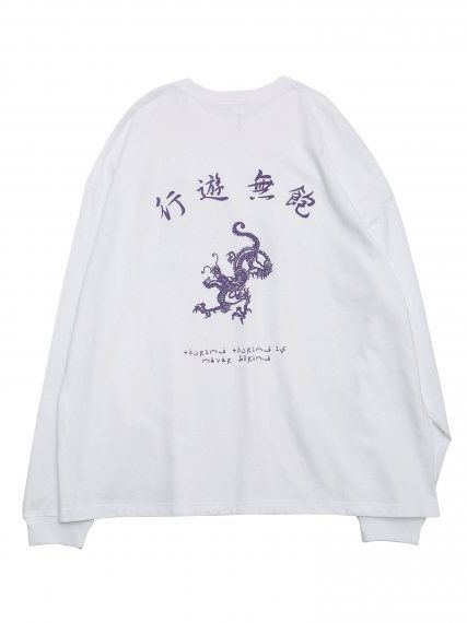 SANSKRIT-LS TEE 縁起力ロンT/ WHITE/ QUOLT クオルト