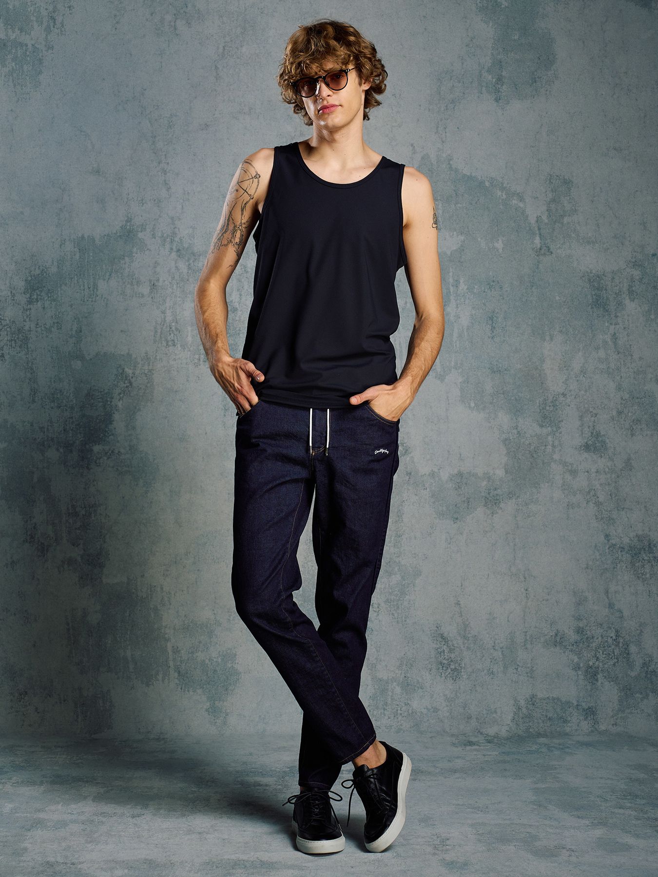 【予約品 1月25日(日) 締切】cool tank top / クールタンクトップ / ブラック