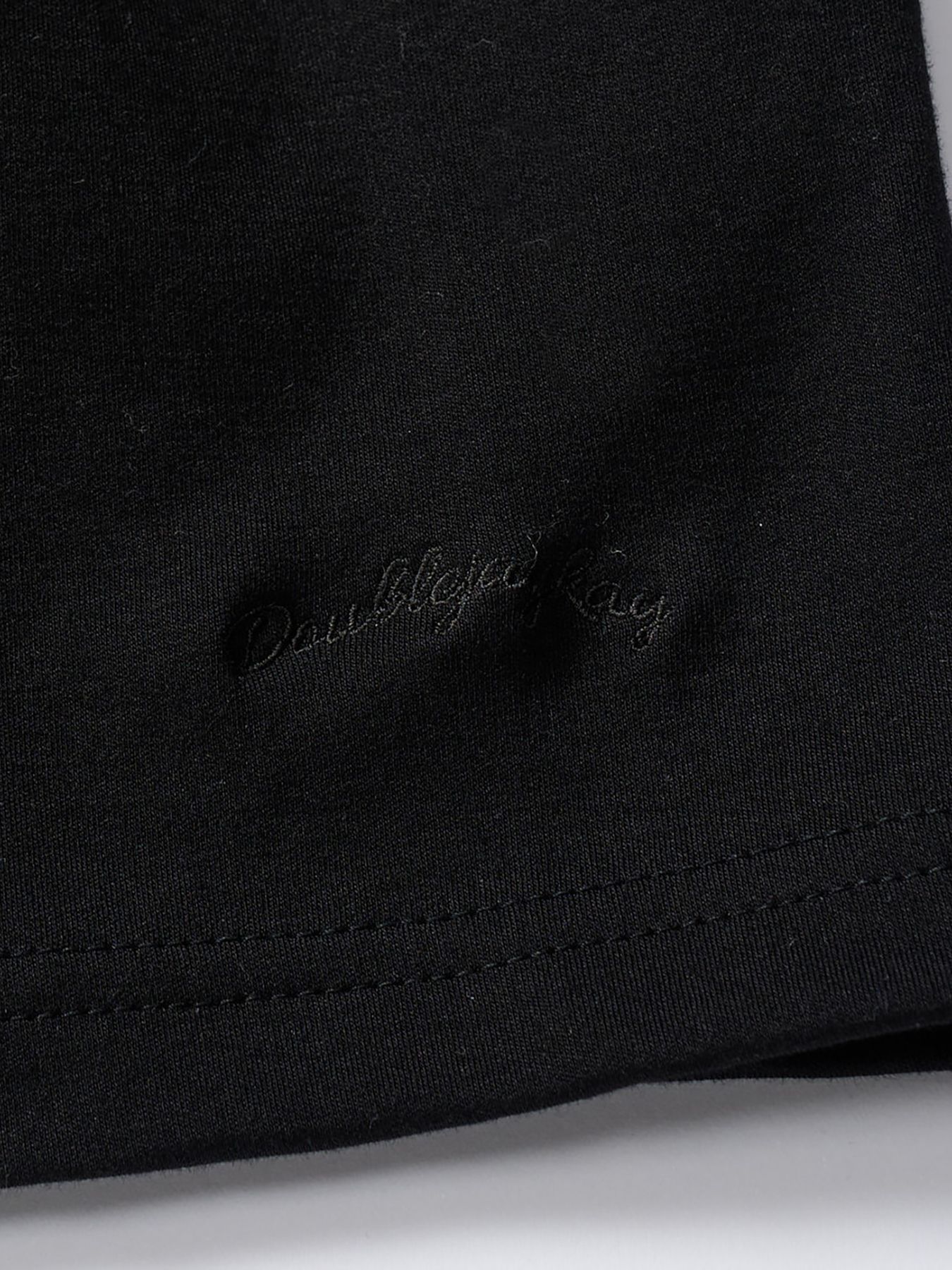 【予約品 1月25日(日) 締切】luxury cotton S/S / ラグジュアリーコットン ショートスリーブ / ブラック