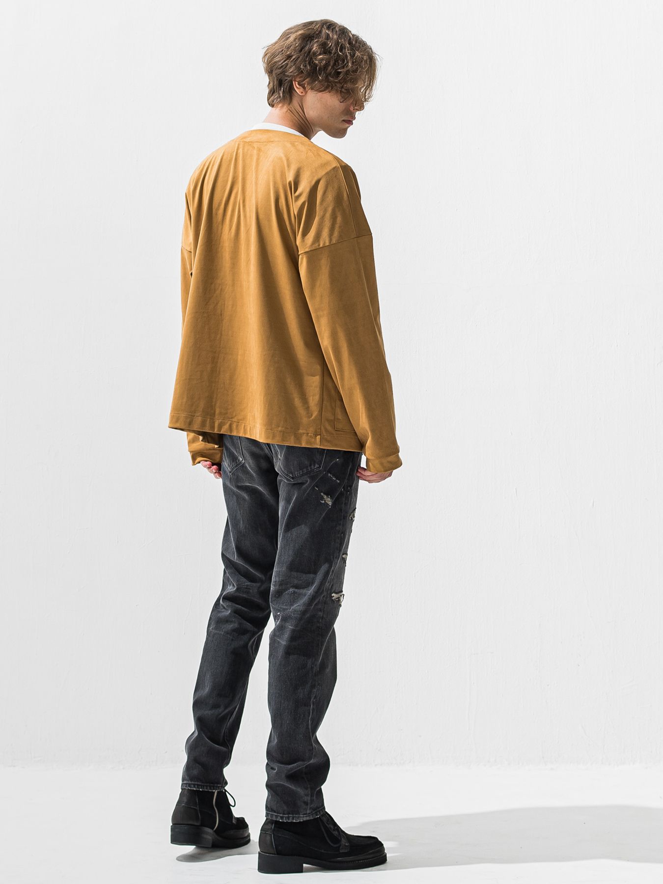 【予約品 9月6日(日) 締切】SCOTT JEANS / ライトオンスヴィンテージジーンズ / ブラック ユーズド