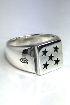 《受注生産》 FIVE STARS RING リング 【GOD SIZE】 注文から2～3週間後入荷予定