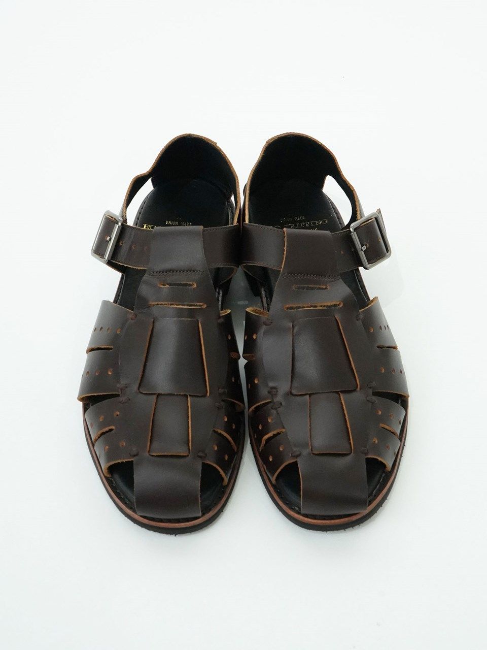 《予約品10月20日(日）締め》 GURKHA SANDALS / 牛革サンダル / ブラウン