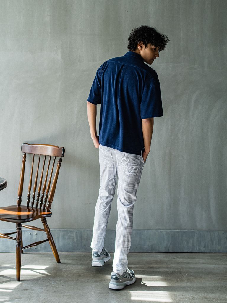 《予約品3月3日18：00締め》 PILE BEACH SHIRTS / パイルシャツ / ネイビー