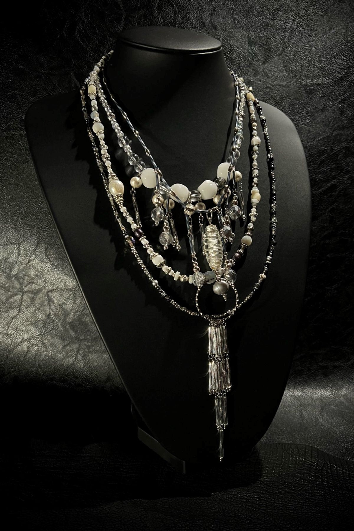霧雨 キリサメ Necklace ネックレス / WHITE 【Ranunculus】