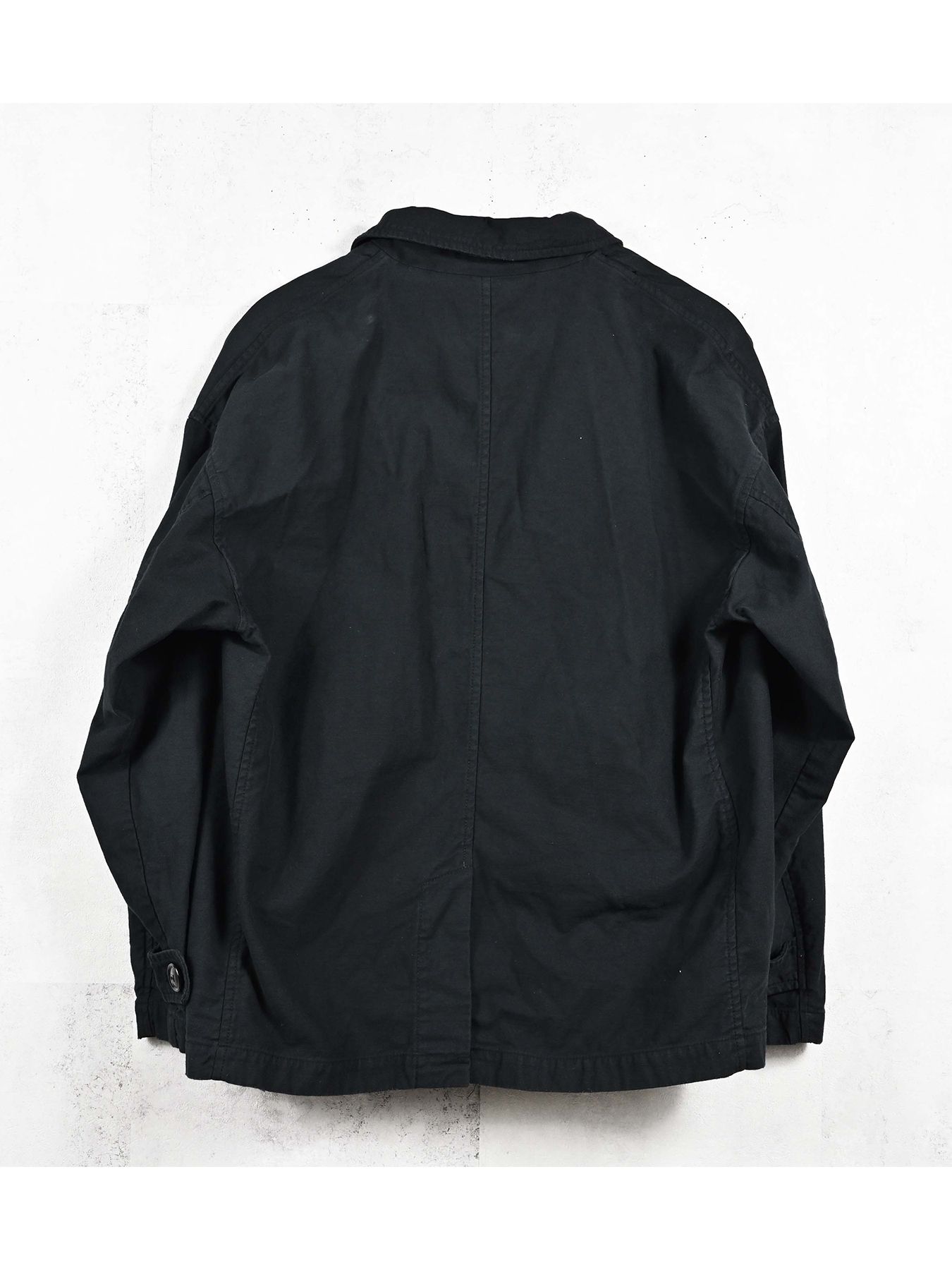 【予約品 11月16日(日) 締切】MV OVER PCOAT / オーバーサイズ ピーコートジャケット / ブラック