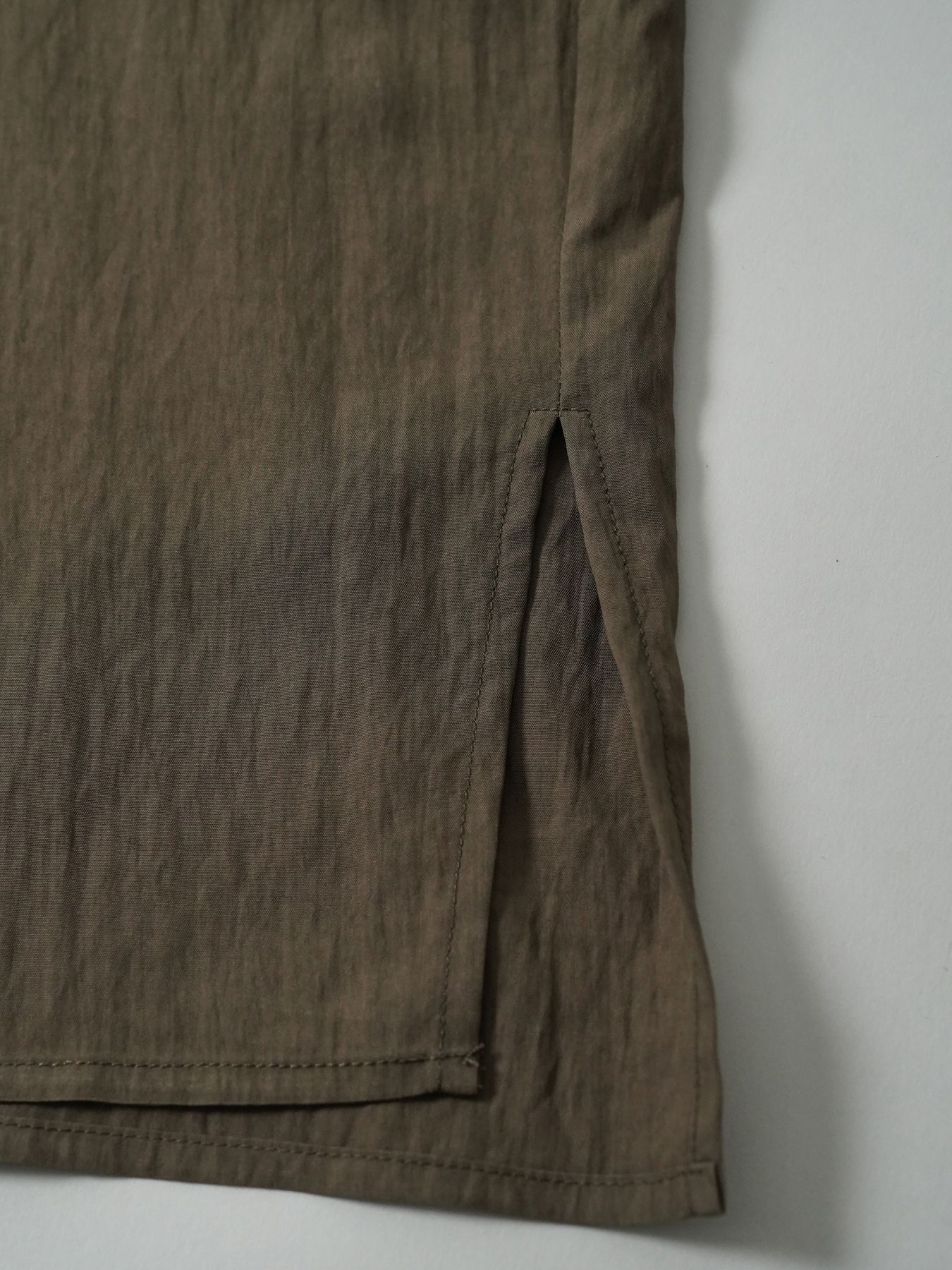 【予約品 5月27日(水) 締切】GATHER-SHIRTS / ギャザーシャツ / ブラウン