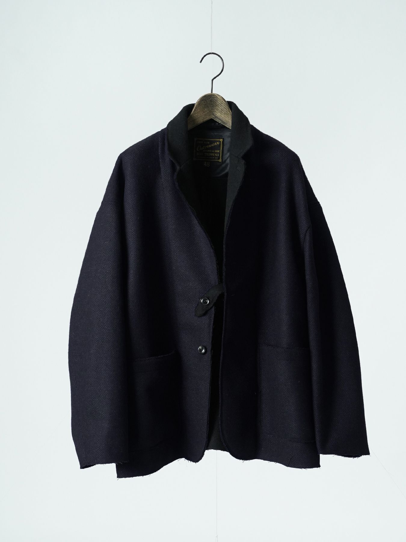 【予約品 5月27日(水) 締切】EDGE-OVERJACKET / オーバージャケット / ネイビー系