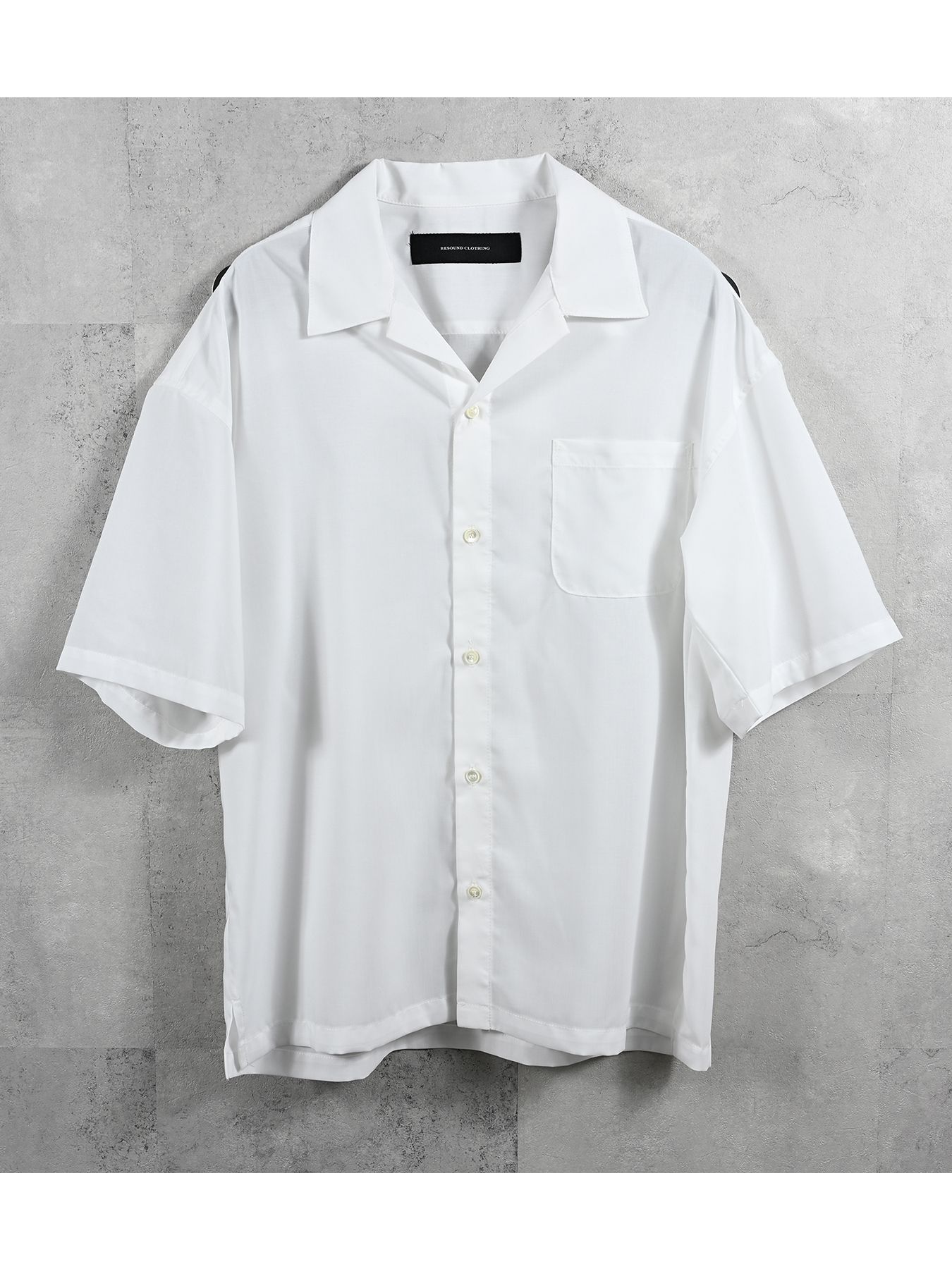 【予約品 】ZACK HALF SHIRT / ザックハーフスリーブシャツ / ホワイト