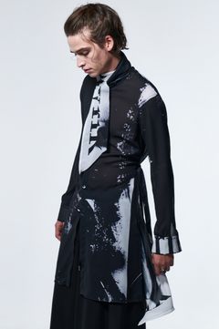 kiryuyrik - 《予約品》 StoalFlareShirt / ブラック&ホワイト