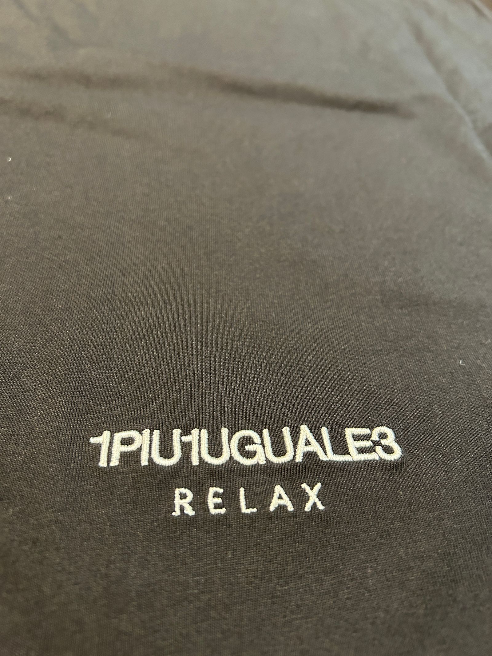 スヌーピー コラボ 長袖Tシャツ / ブラック ラインストーン【PEANUTS × 1PIU1UGUALE3 RELAX】