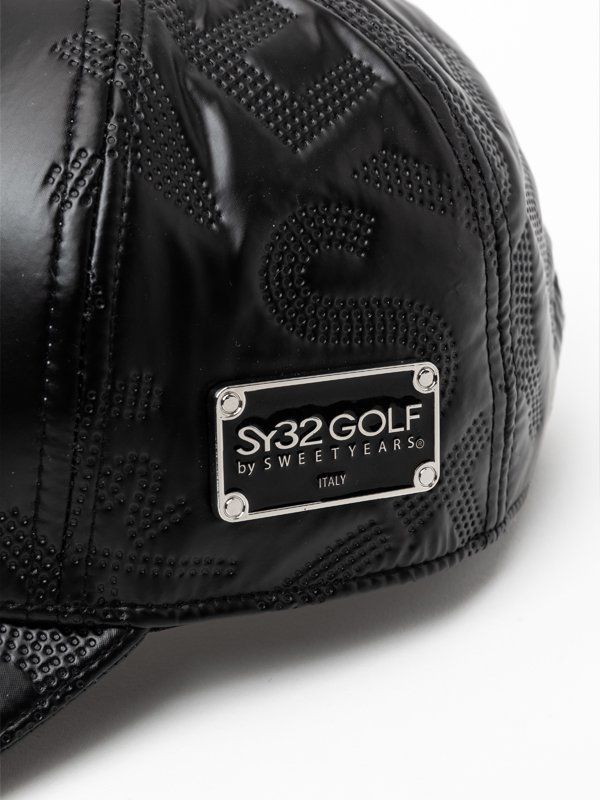 EMBOSS CAP｜ブラック 【SY32 by SWEET YEARS GOLF】