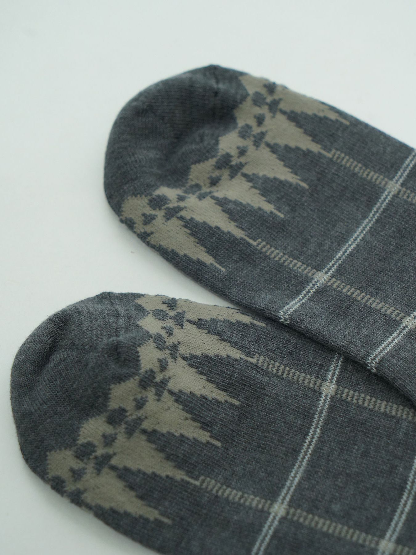 WINDOWPANE SOX / ソックス / チャコール