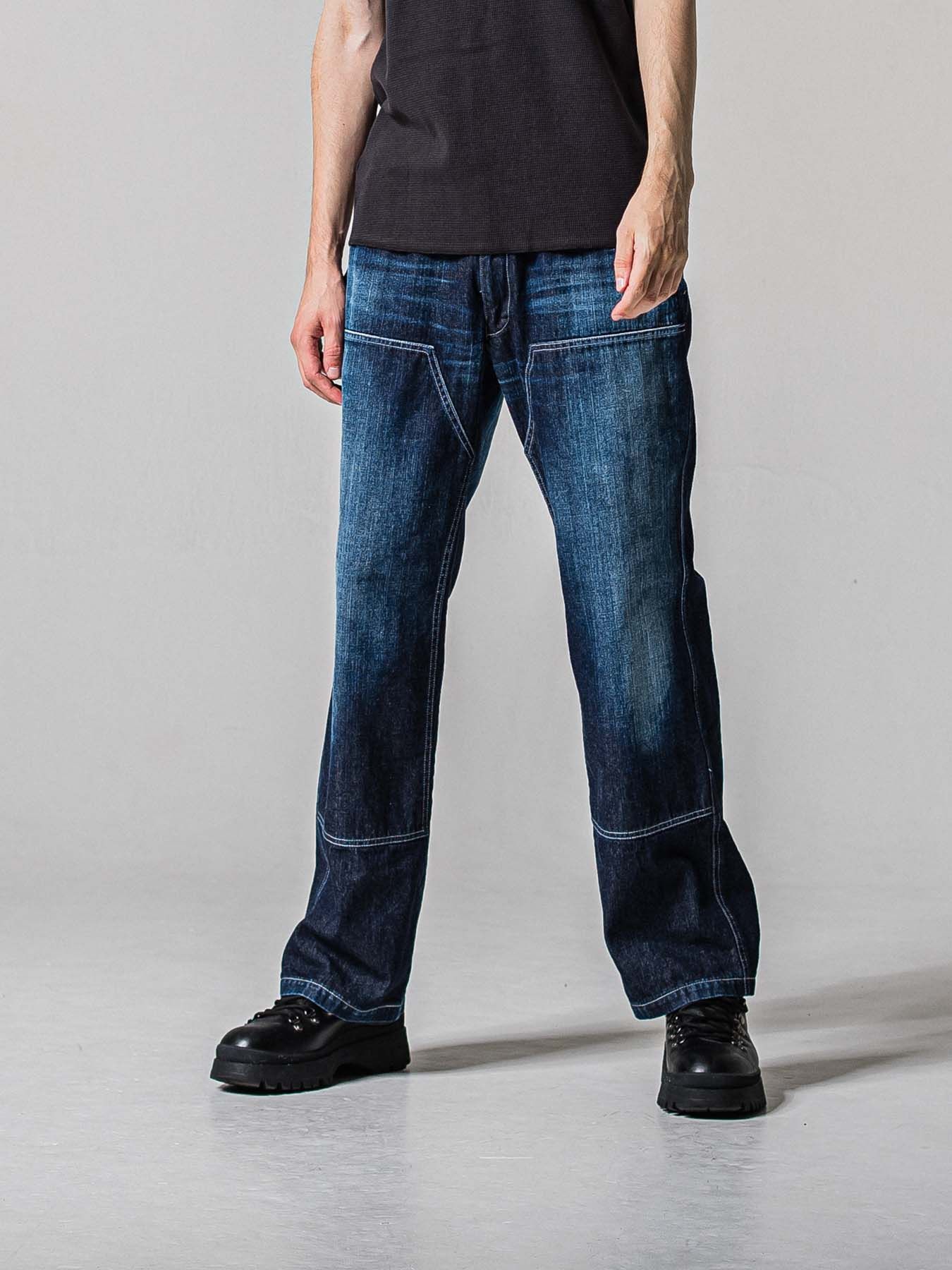 【予約品 11月16日(日) 締切】DOUBLE KNEE PT / ダブルニーワークパンツ / ダークインディゴ