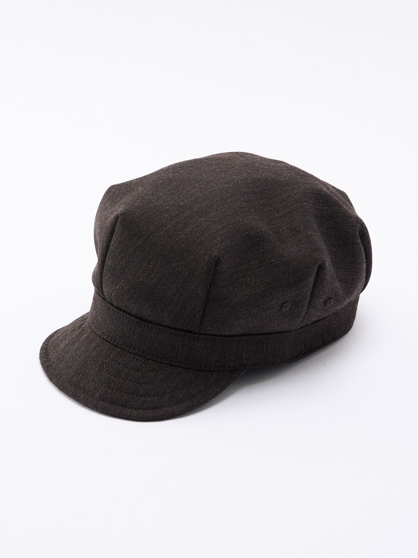 【予約品 4月19日(日) 18時締切】venetian stripe engineer cap / ヴェネツィアン ストライプ エンジニアキャップ / ダークブラウン