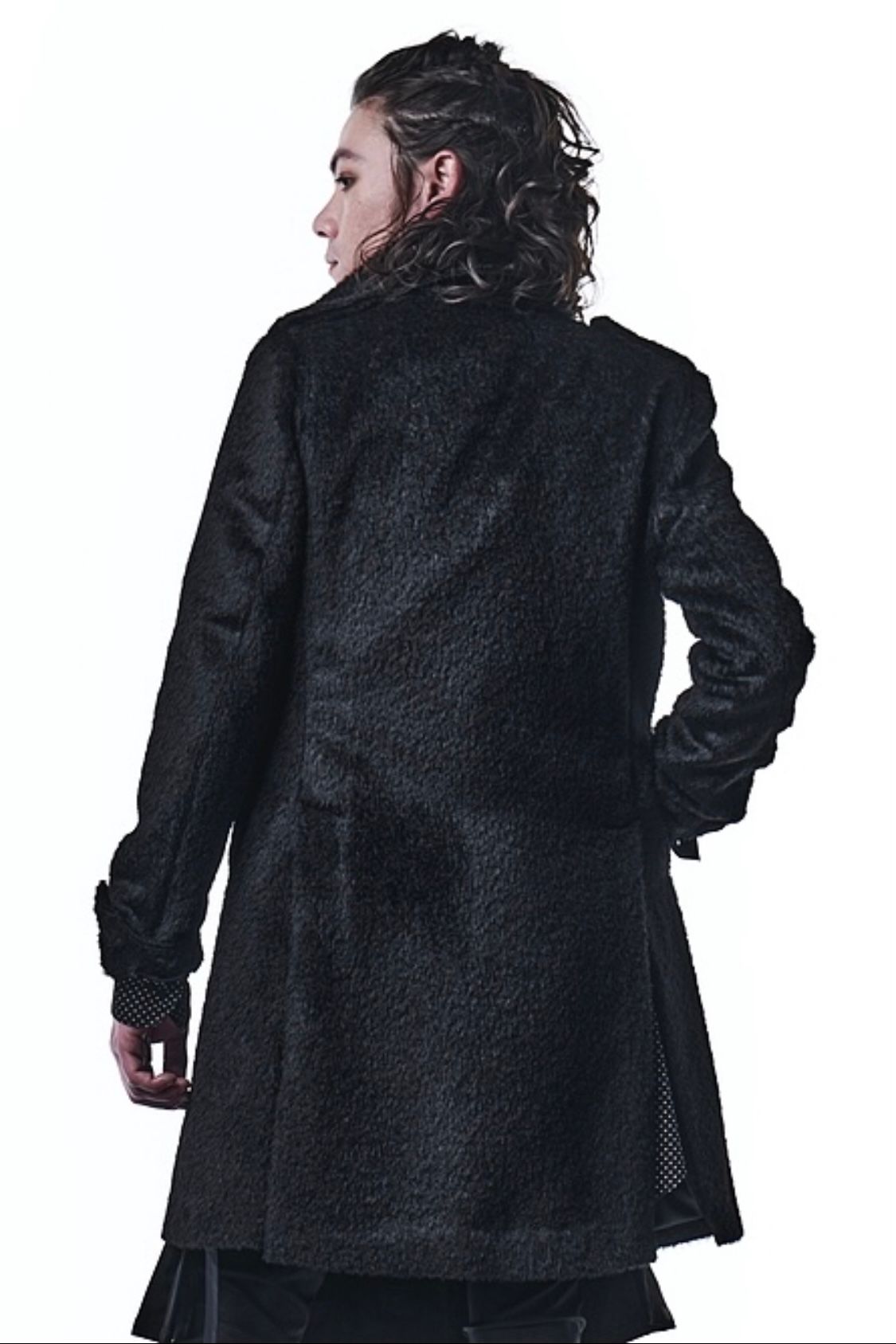 《予約品》 SingleNapoleonJacket ジャケット AlpacaShaggy / Black 【kiryuyrik】 10月入荷予定