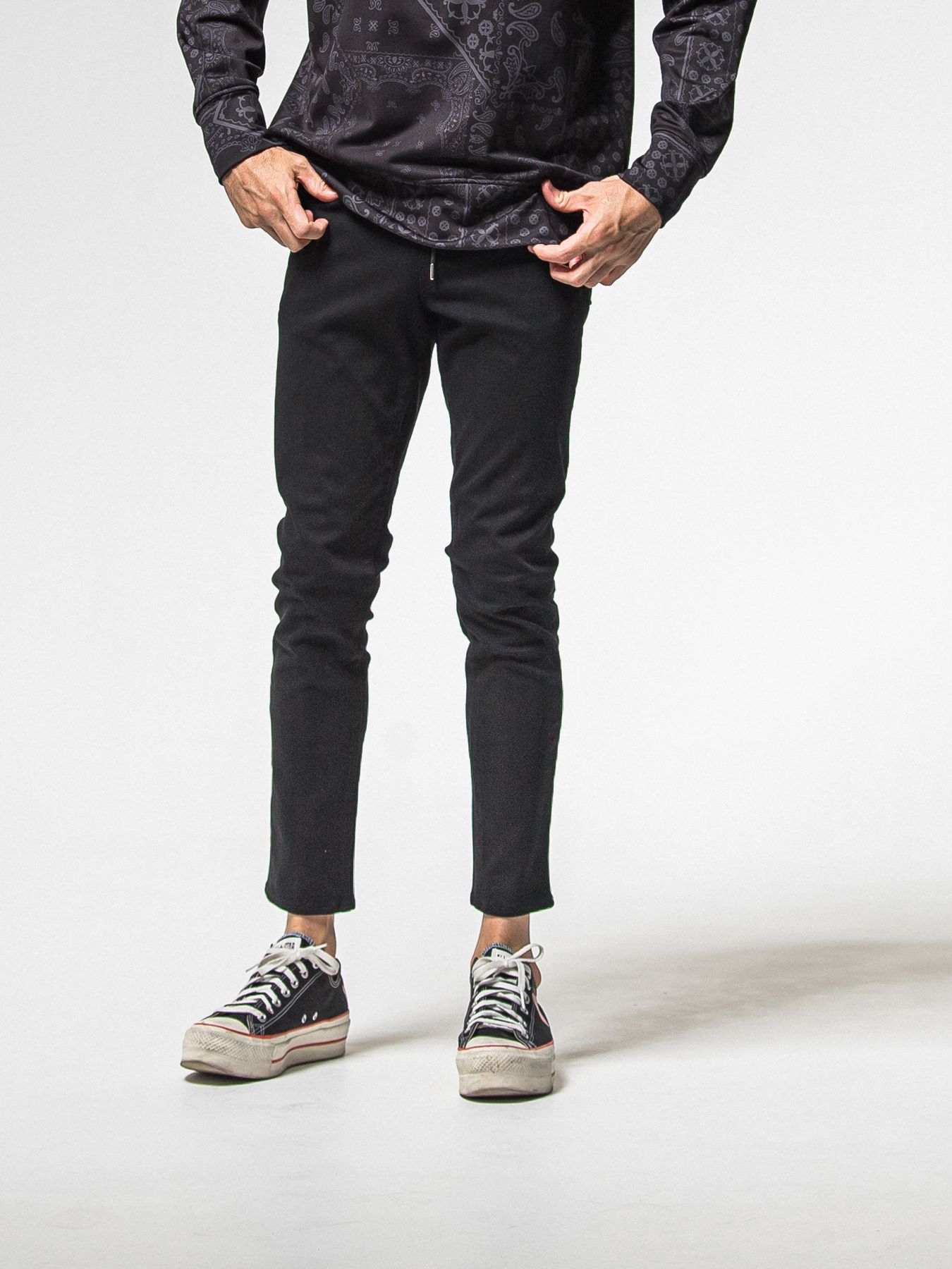 【予約品 8月31日(日) 締切】MICK DENIM JERSEY / ミック デニムジャージ / ブラック