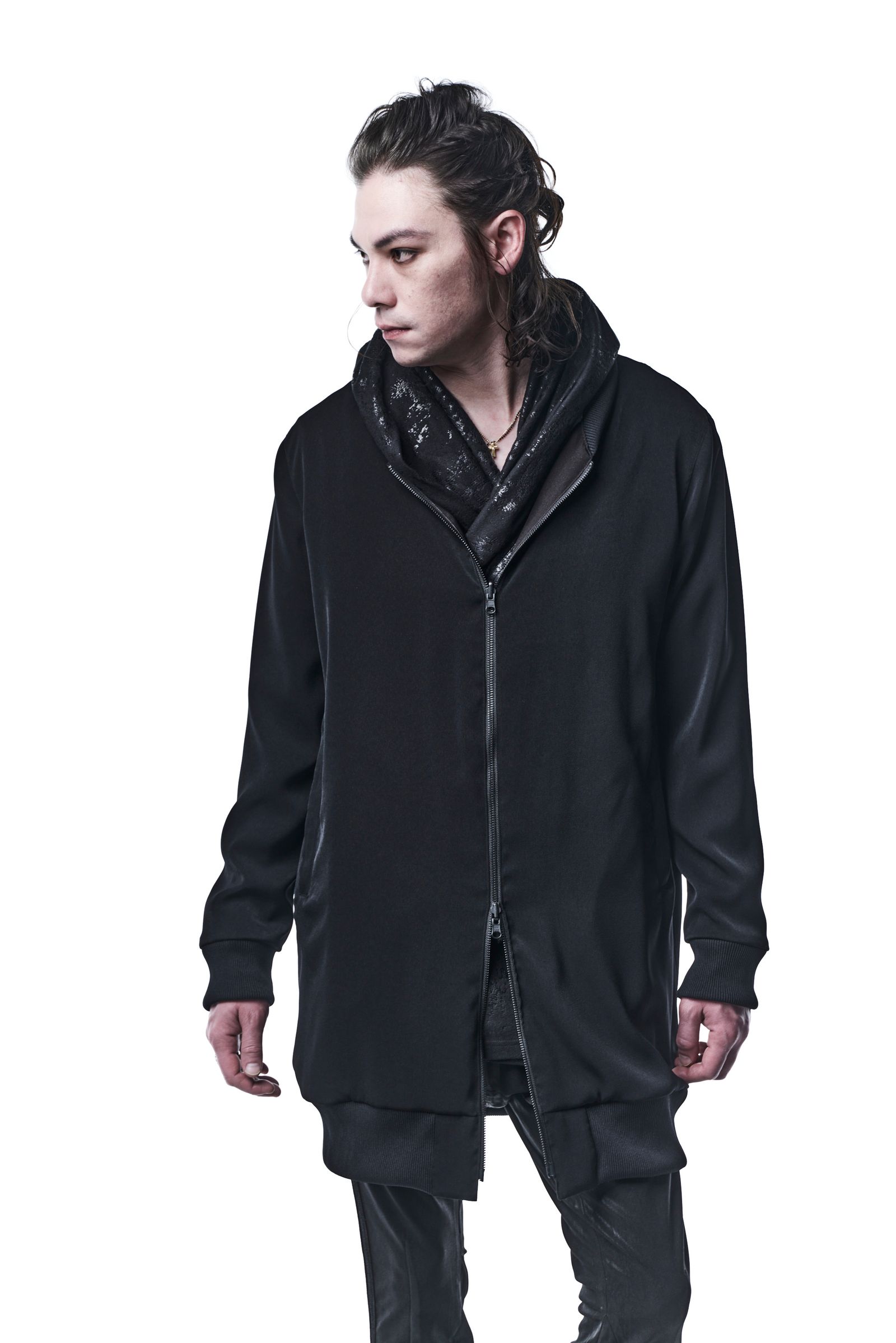 《予約品》 ReversibleLongMA-1 リバーシブルブルゾン UNION JACK / Black&White 【kiryuyrik】 8月入荷予定