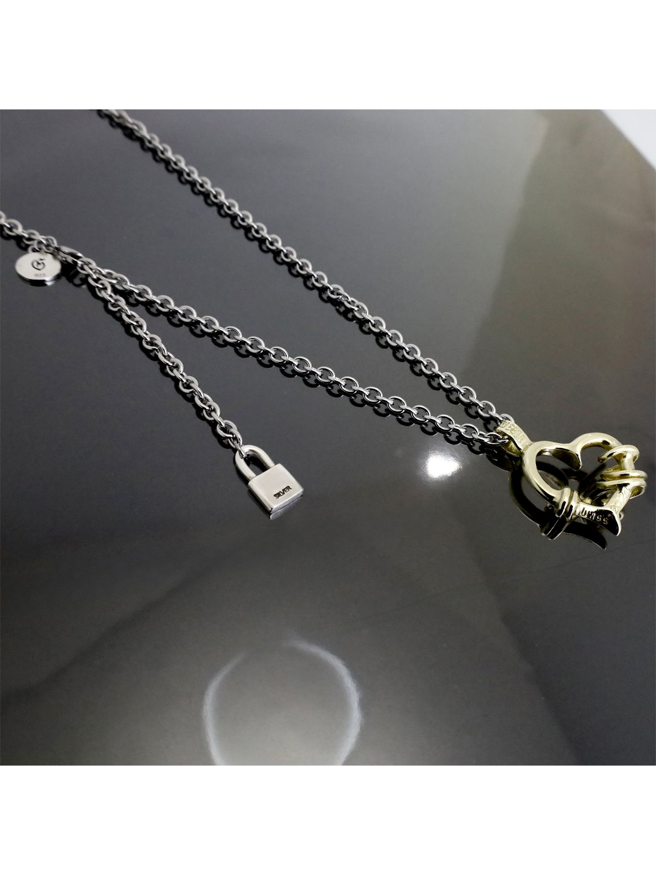《受注生産》BRASS THORNY HEART #2 STAINLESS NECKLACE / ブラスソーニーハートステンレスチェーンネックレス / 注文から1～3週間後入荷予定