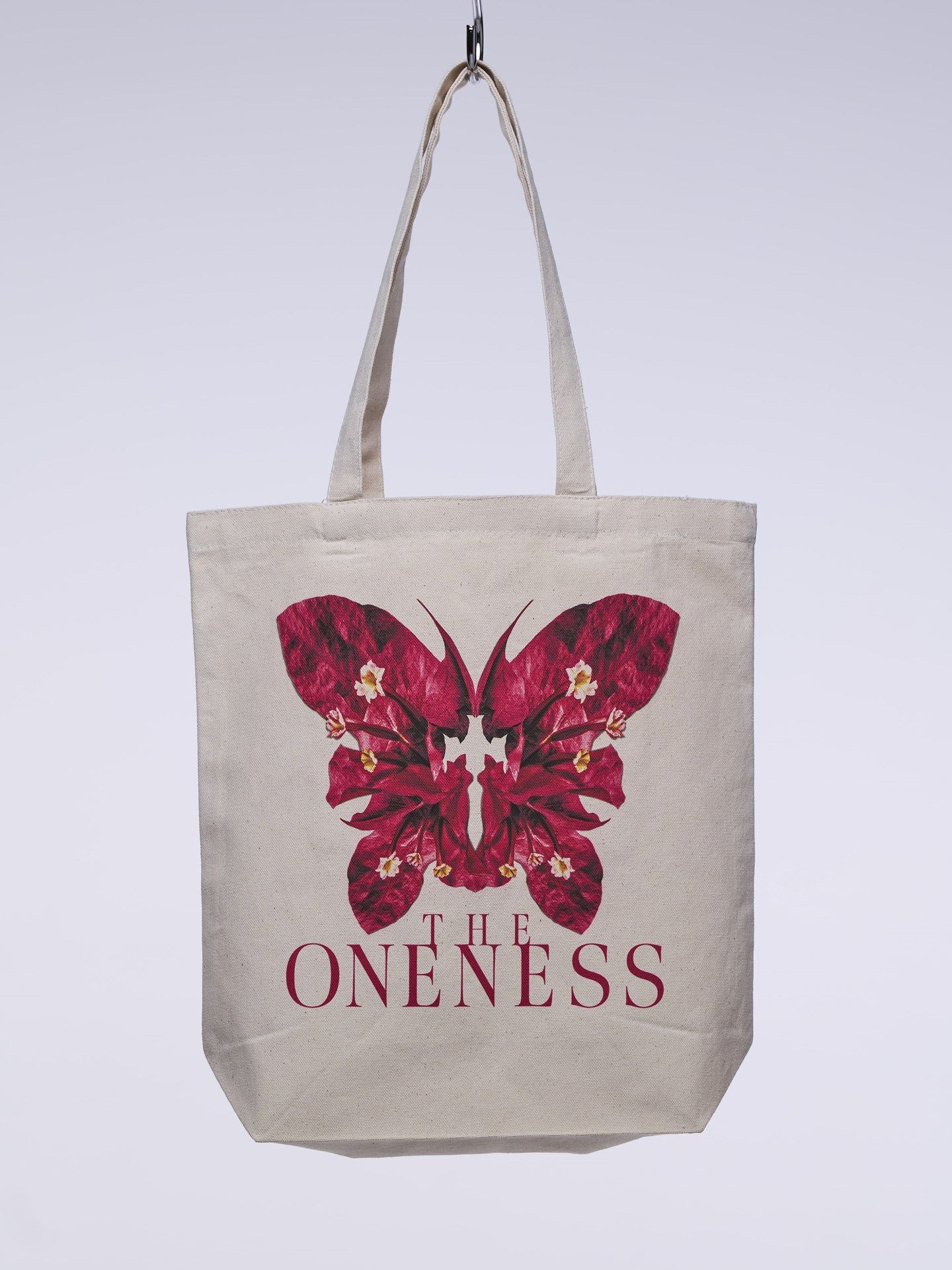 《予約品》 To-to Bag / トートバッグ / ナチュラル×ピンク【THE ONENESS】