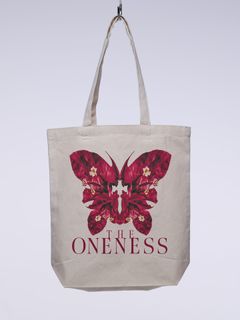 《予約品》 To-to Bag / トートバッグ / ナチュラル×ピンク【THE ONENESS】
