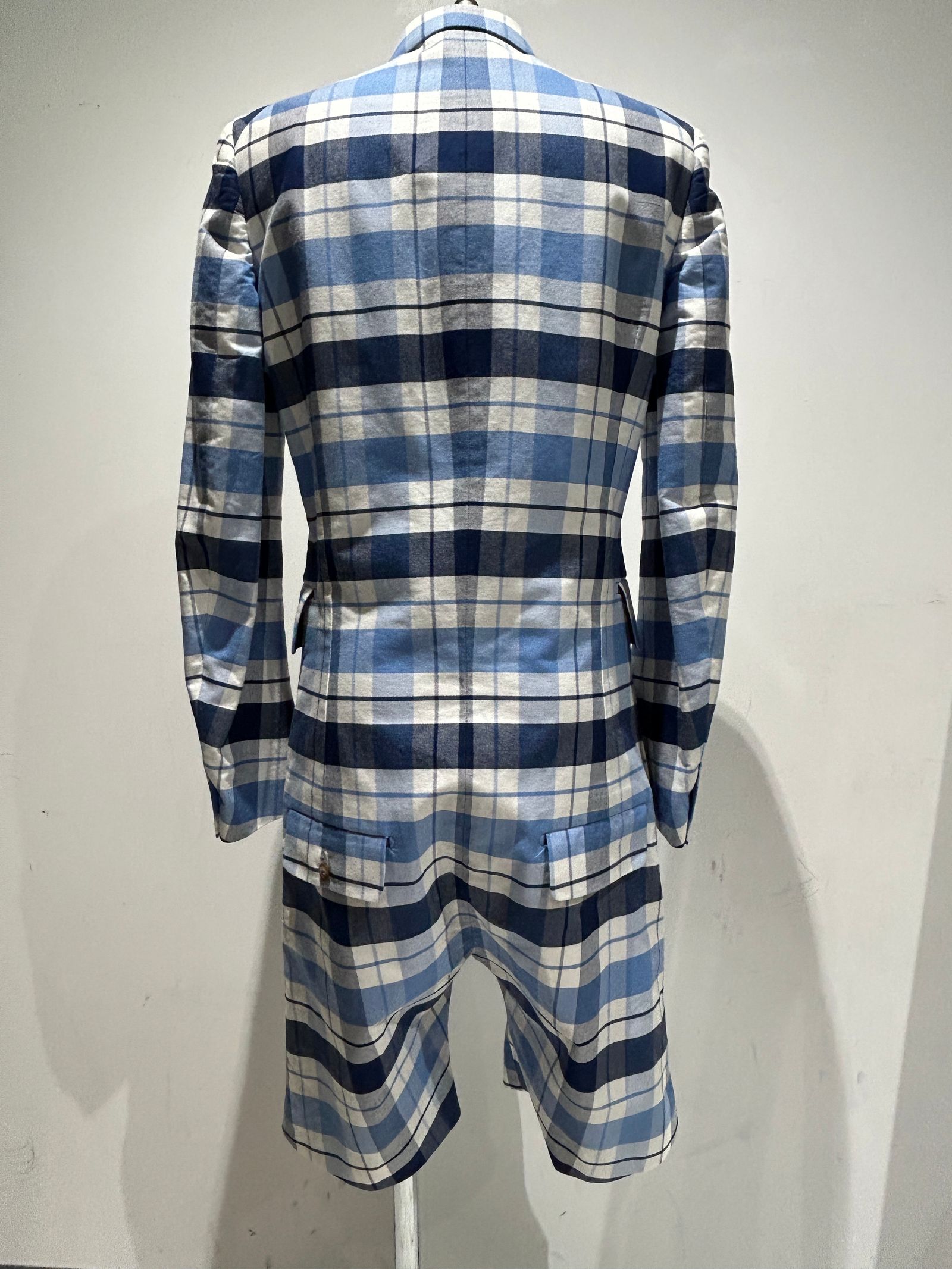 テーラーメイドジャケットつなぎ チェック1点物 /アレフルード +CAPサービス