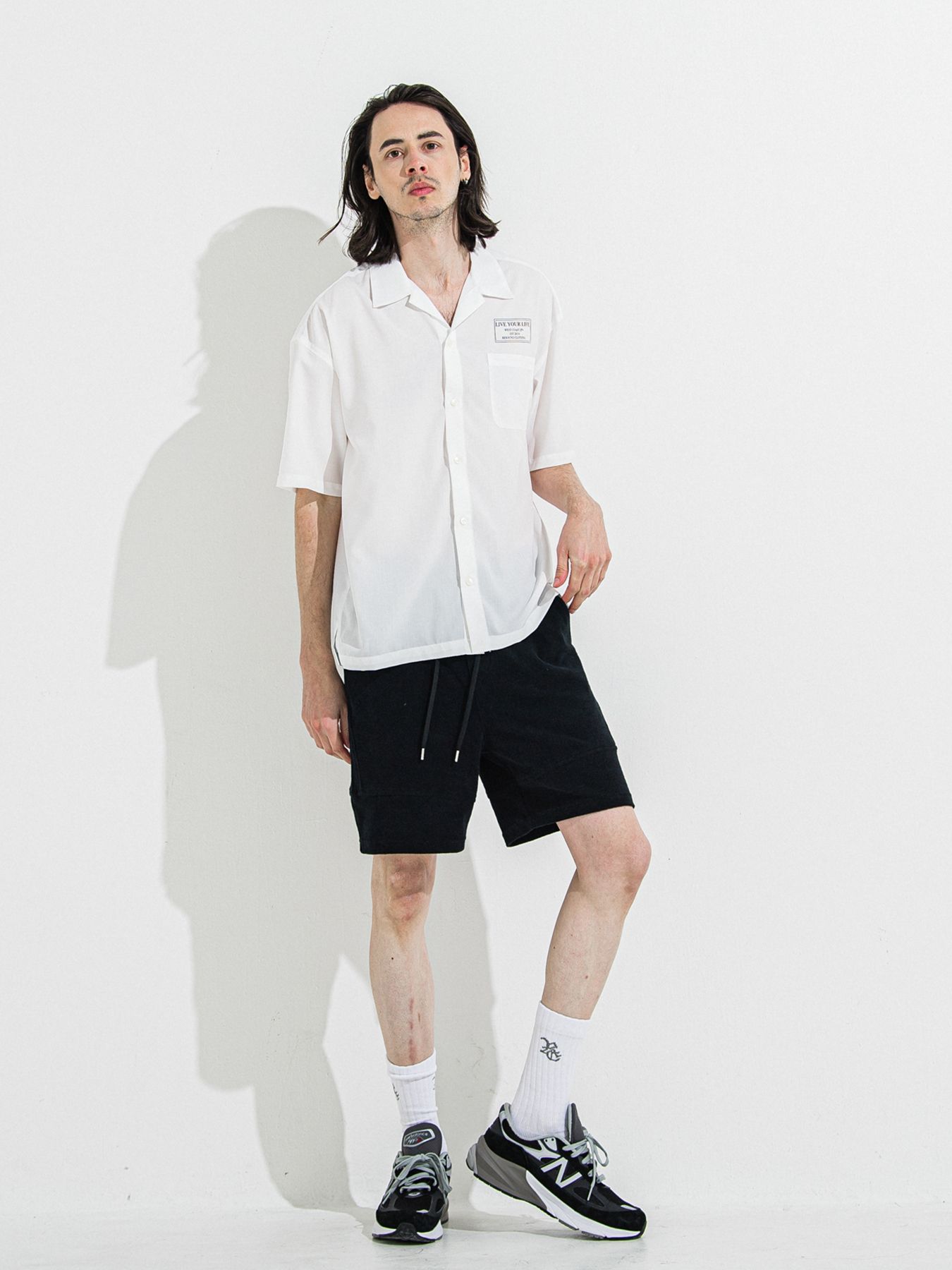 【予約】TYLER PILE SHORTS / タイラーパイルショーツ / ブラック