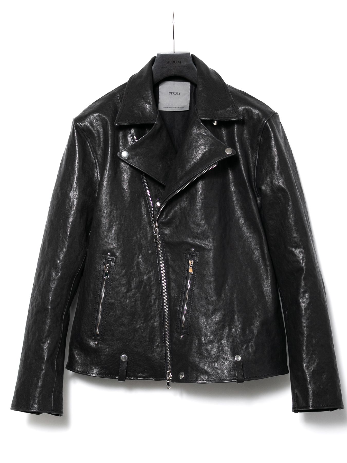 【予約品 4月6日(月) 締切】《Grand Fit》Pit Vegetable Full Tanned Shrunken Horsehide Double Riders / フルタンニン ピット鞣し シュリンク ホース ハイド ダブルライダース / HI-FLYER