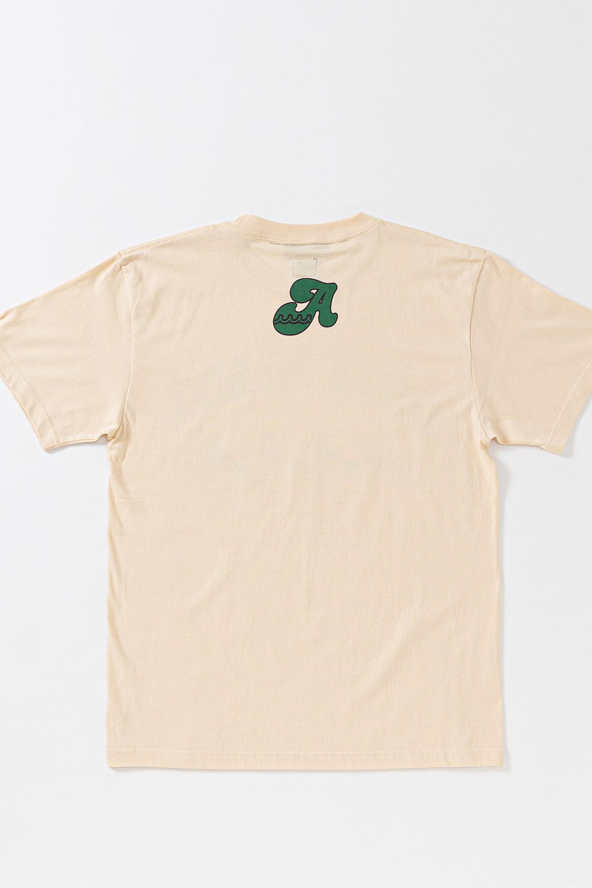 muta College Logo Tee /  ナチュラルベージュ  【Acanthus×muta】