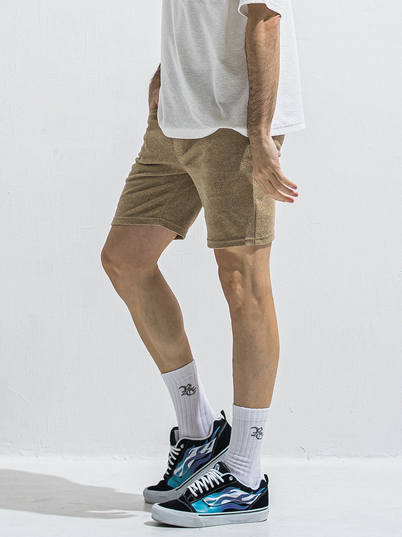 【予約品 2月15日(日) 18:00 締切】VINTAGE PILE SHORTS / パイルショートパンツ / ベージュ