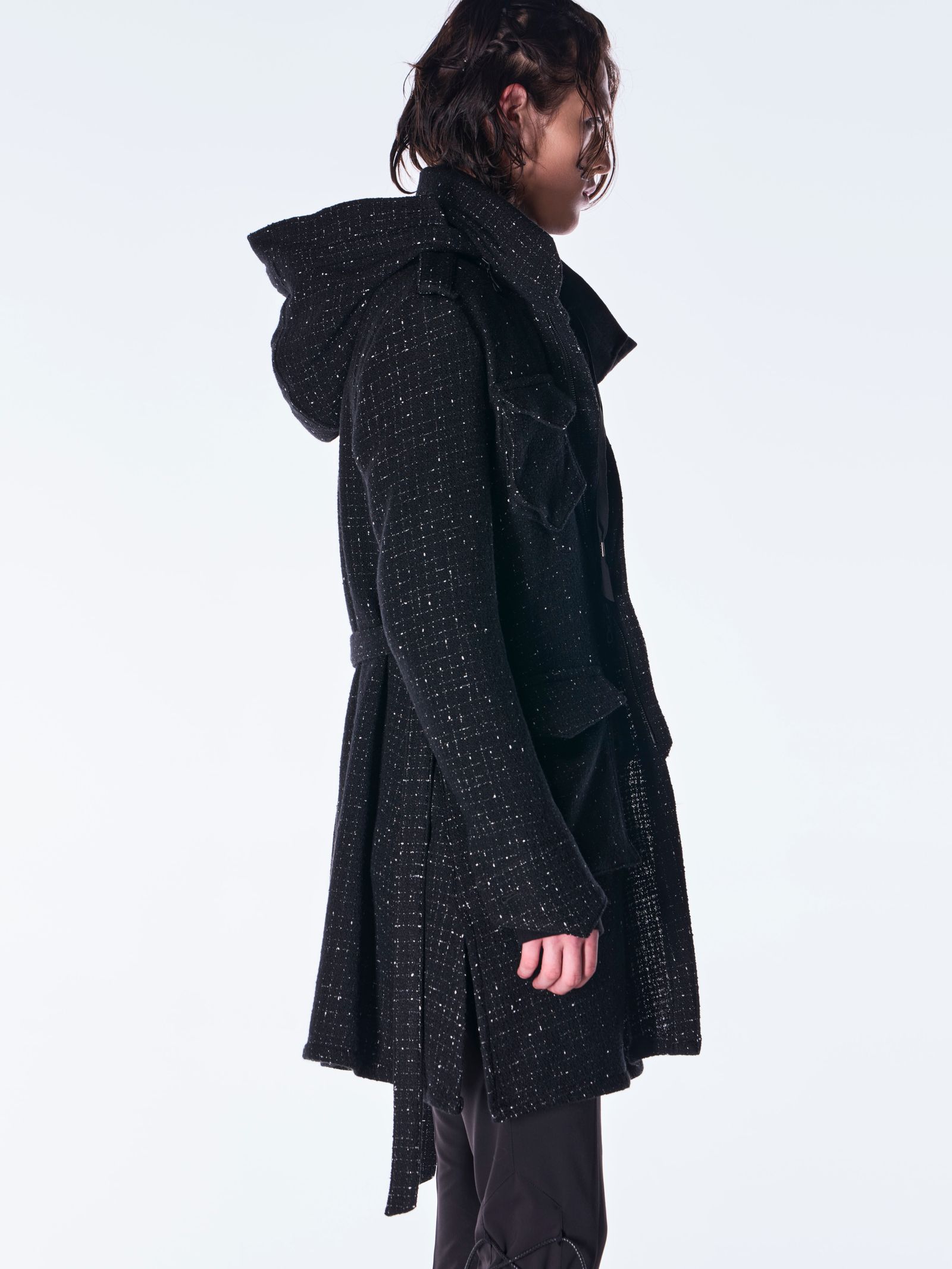 【予約品 6月29日(月) 締切】Tweed Long-M65 / ツイード ロングM65 / ブラック