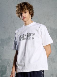 【予約品 1月25日(日) 締切】graphic-T collection：bandana panel ARMY T / バンダナパネル アーミー Tシャツ / ホワイト