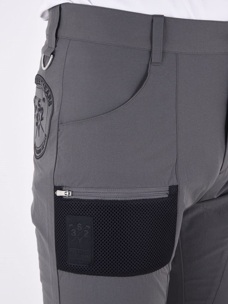 BIG EMB STRETCH PANTS / チャコールグレーSY32GOLF 【SY32 by SWEET YEARS】GOLF