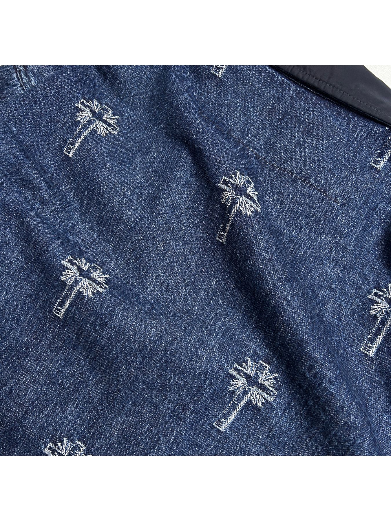 【予約品 8月10日(日) 締切 】CROSS JQ DENIM JKT A / クロスジャガード デニムジャケット / クリスタル ブルー