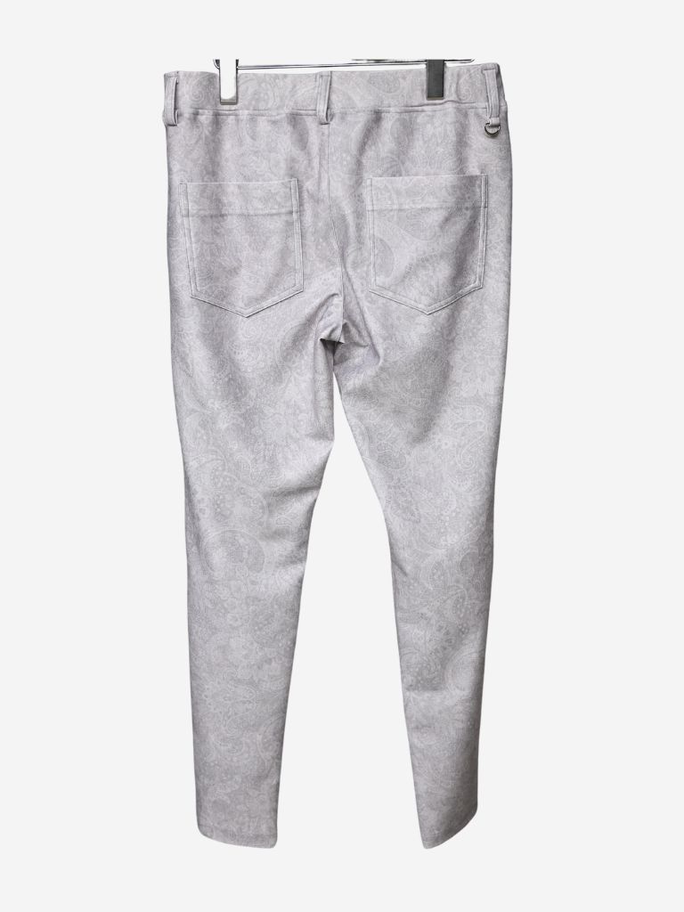 《予約11月17日19時締め》 CHRIS EASY  TUCK PANTS / イージータックパンツ / ペイズリーグレー