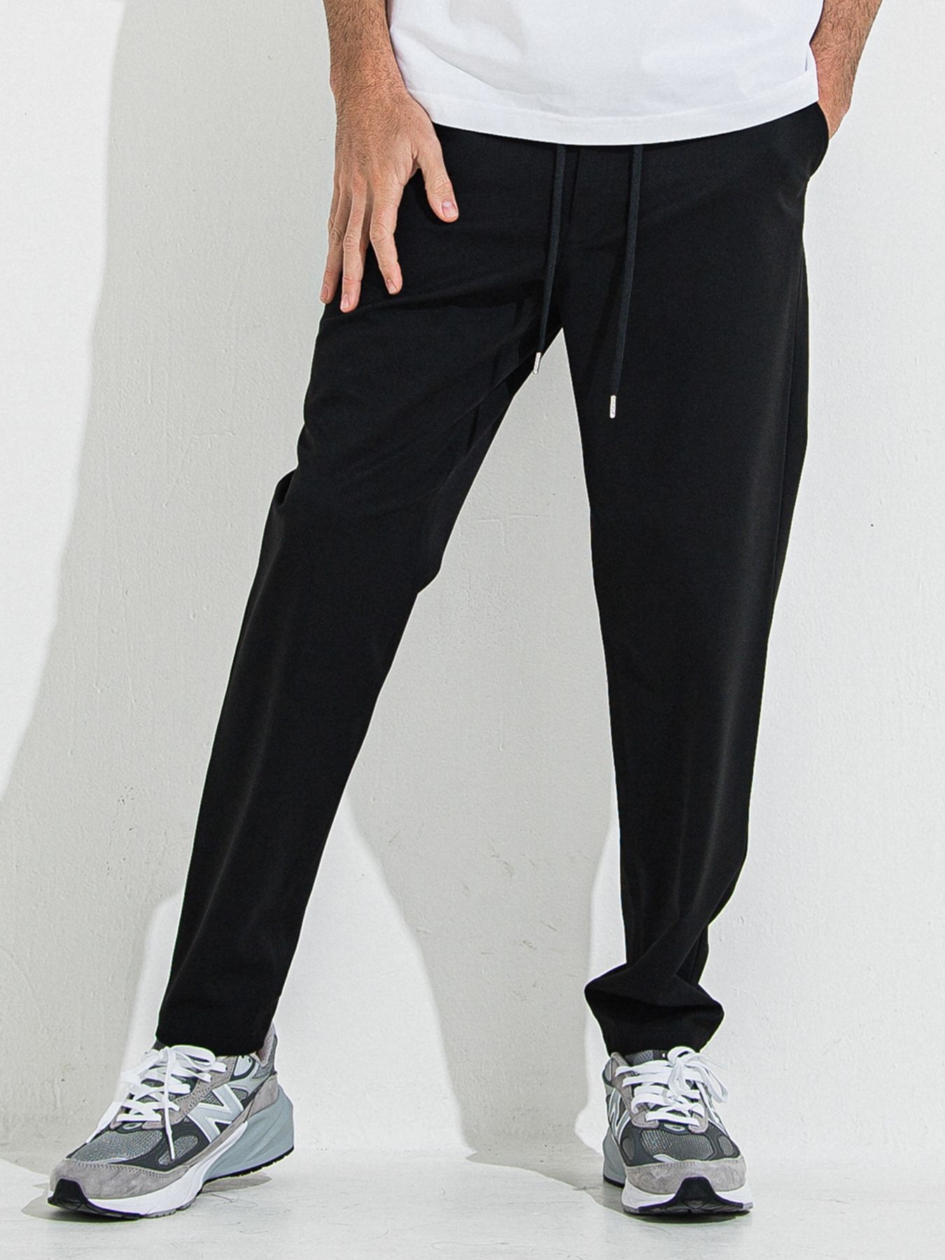 【予約品 】PAT WIDE EASY PANTS / パットワイドイージーパンツ / ブラック