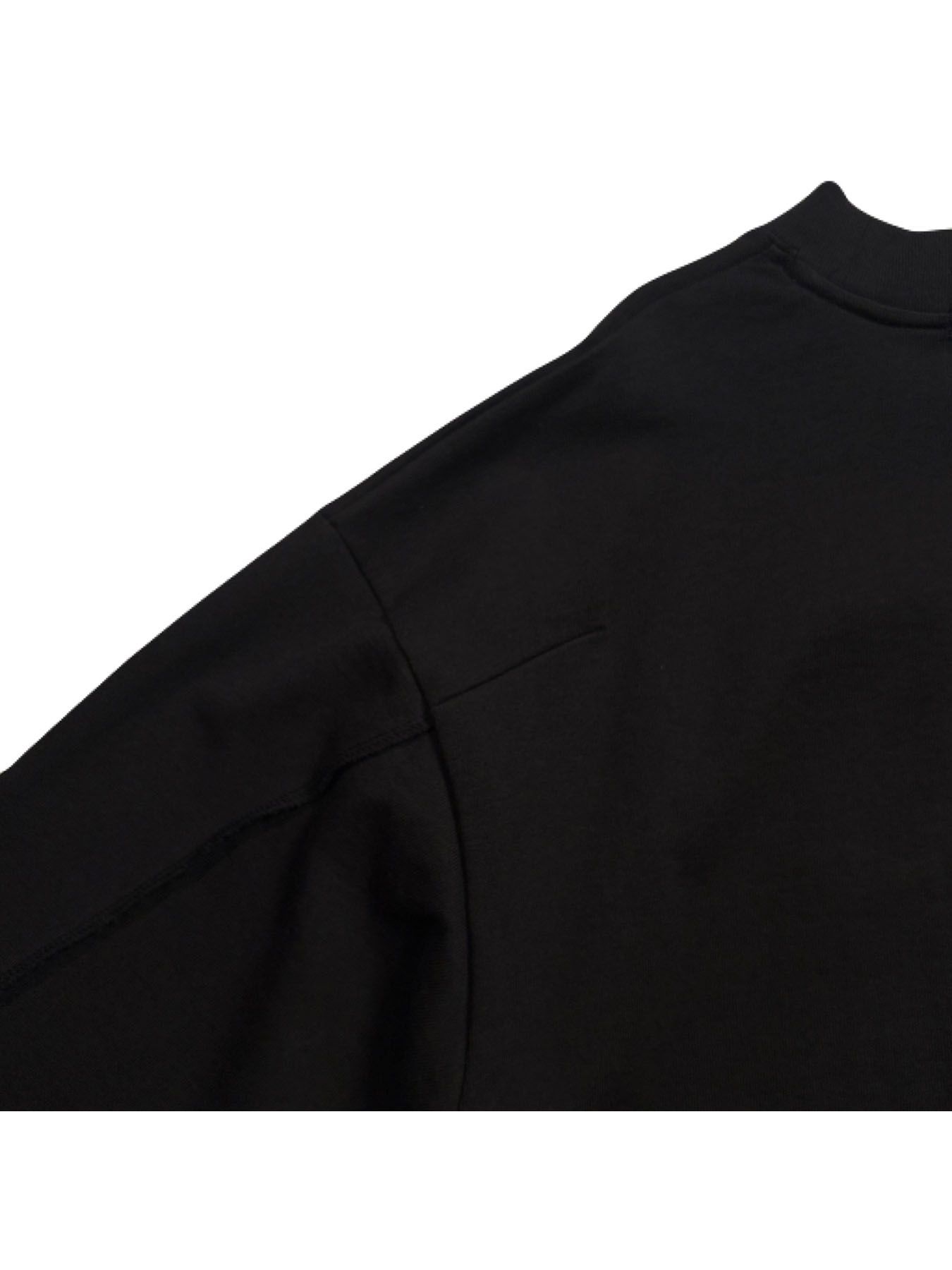 【予約品 3月9日(月) 18:00 締切】POCKET L/S T PEACE / Peace メタルスタッズ ポケット ミドルハイネックロンT / ブラック