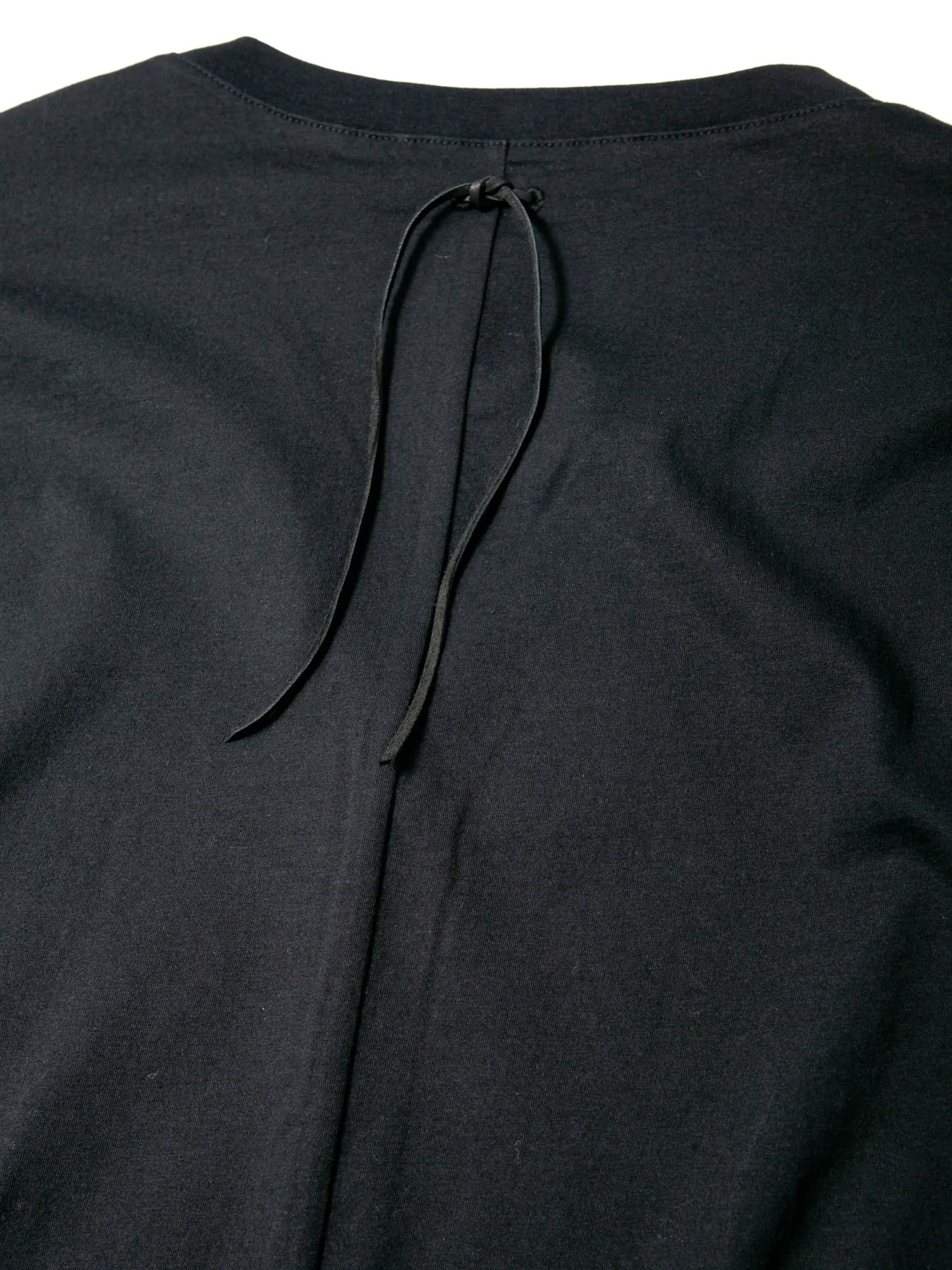 72/T Organic Cotton High Twisted Single Jersey Cardigan / 72/T オーガニックコットン 強撚 天竺 カーディガン / ブラック