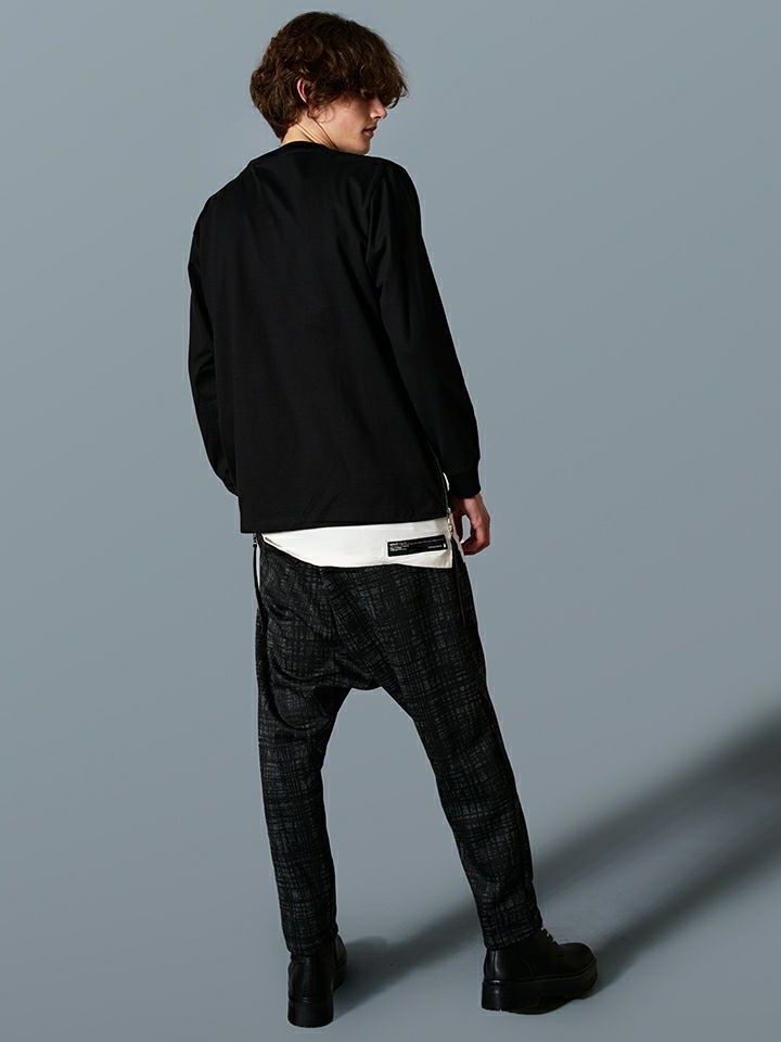 PRINT SAROUEL PANTS  / パンツ / チャコール
