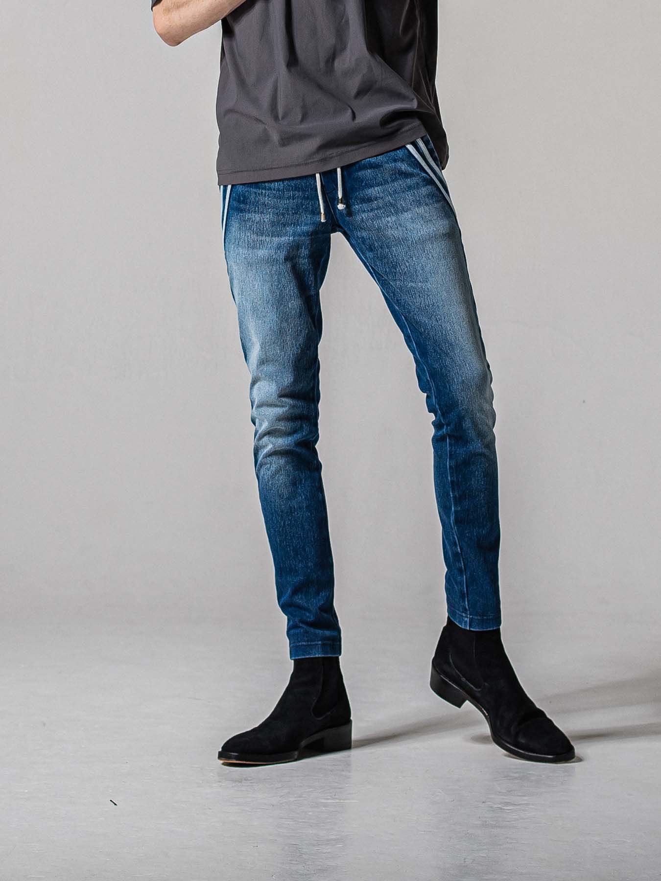 【予約品 11月16日(日) 締切】EX DENIM JERSEY EDGE PT / デニムジャージ エッジラインパンツ / ダークインディゴ