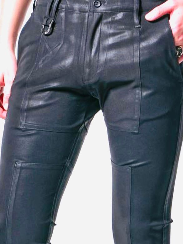 《予約品》 UNIONJACK Skinny Slacks / ユニオンジャックスキニースラックス / ブラック・コーティング