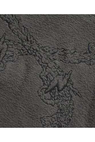 フワフワ ジップパーカー FLUFFYPILE HOODIE 刺繡入り/ グレー 【roarguns】
