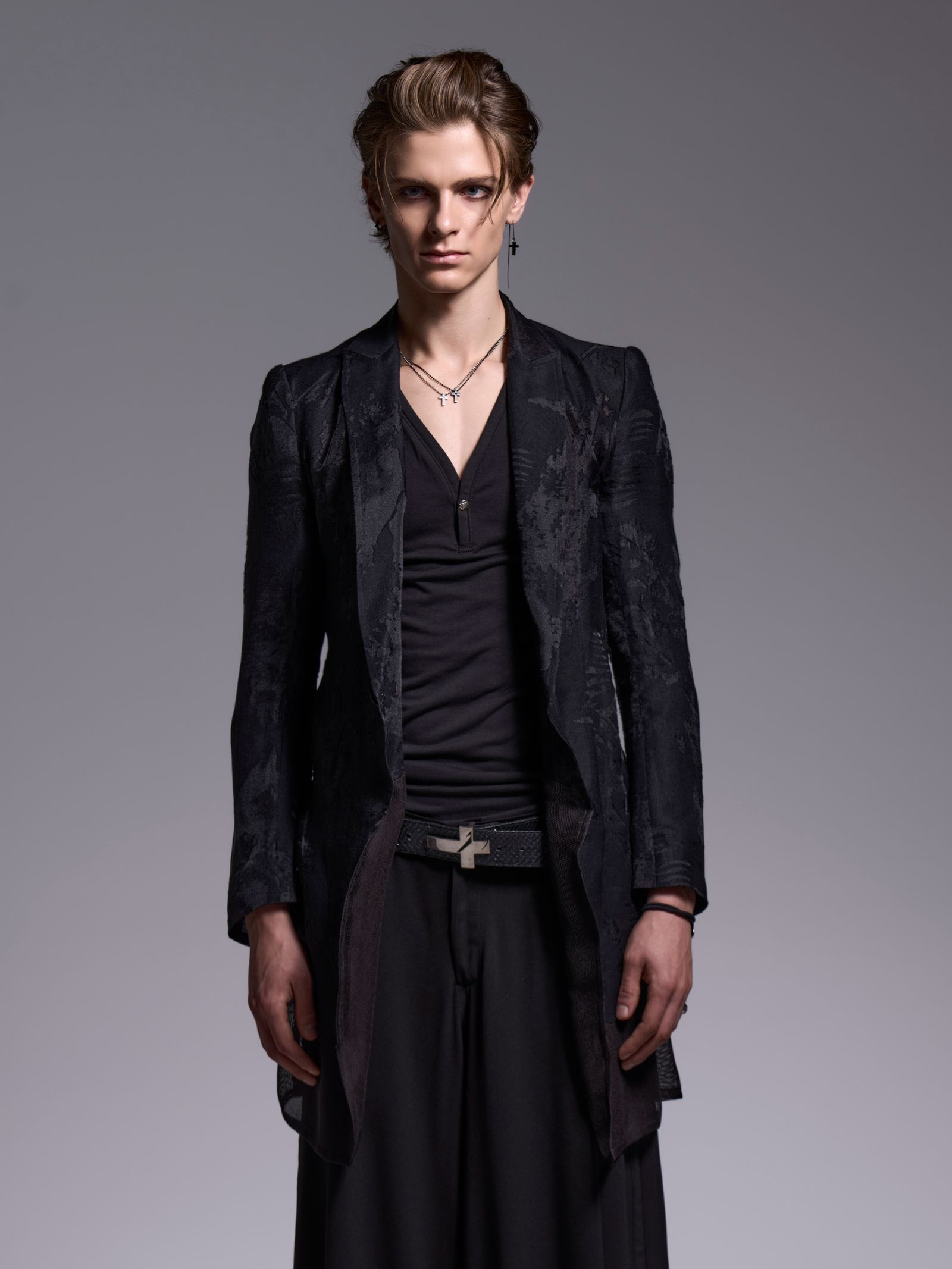 【予約品 1月4日(日) 締切】Henry Neck Tank Top / ヘンリーネック タンクトップ / ブラック