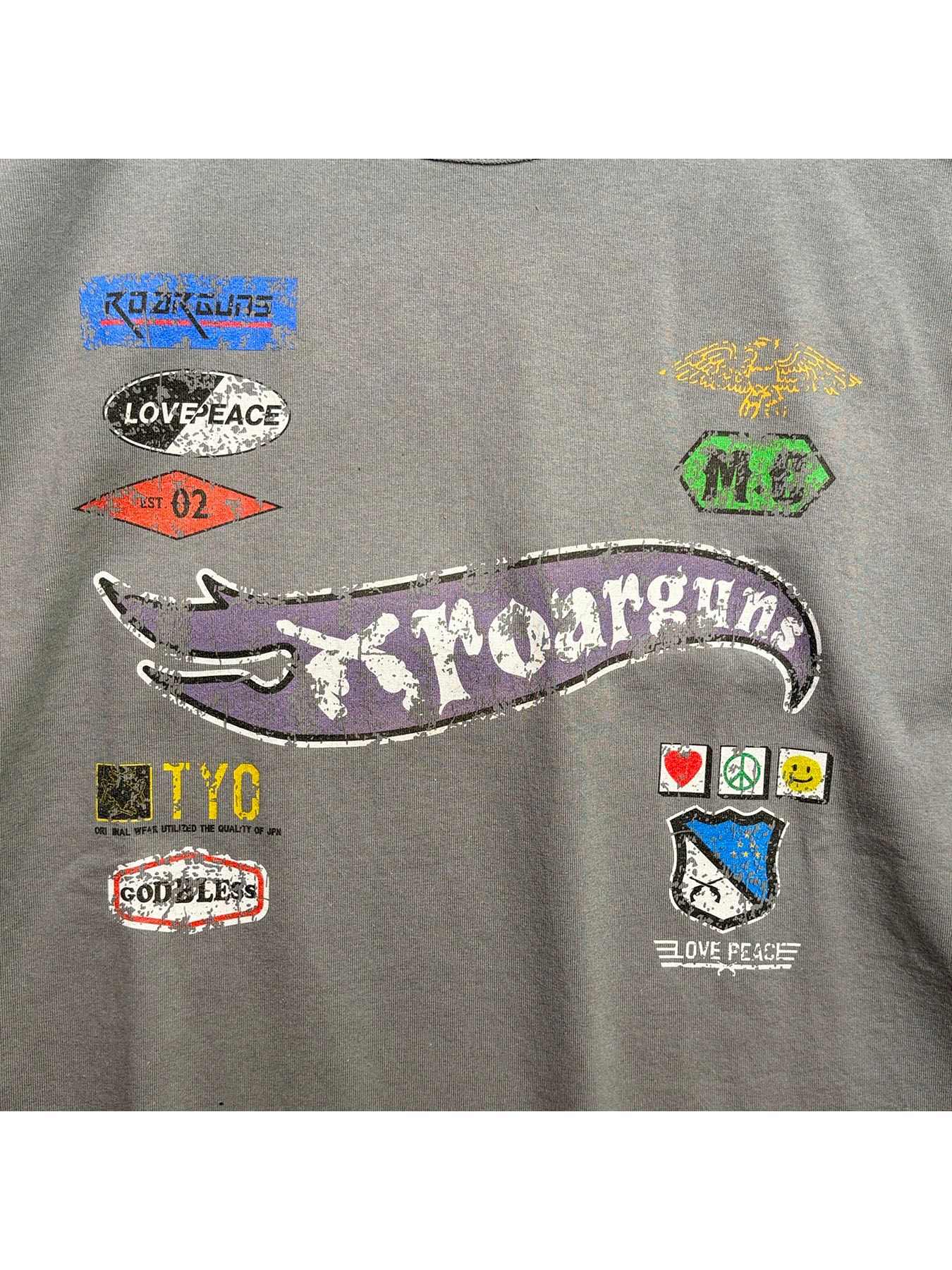 【予約品 3月9日(月) 18:00 締切】INKJET PRINT SWAET / インクジェットプリント スウェット / グレー