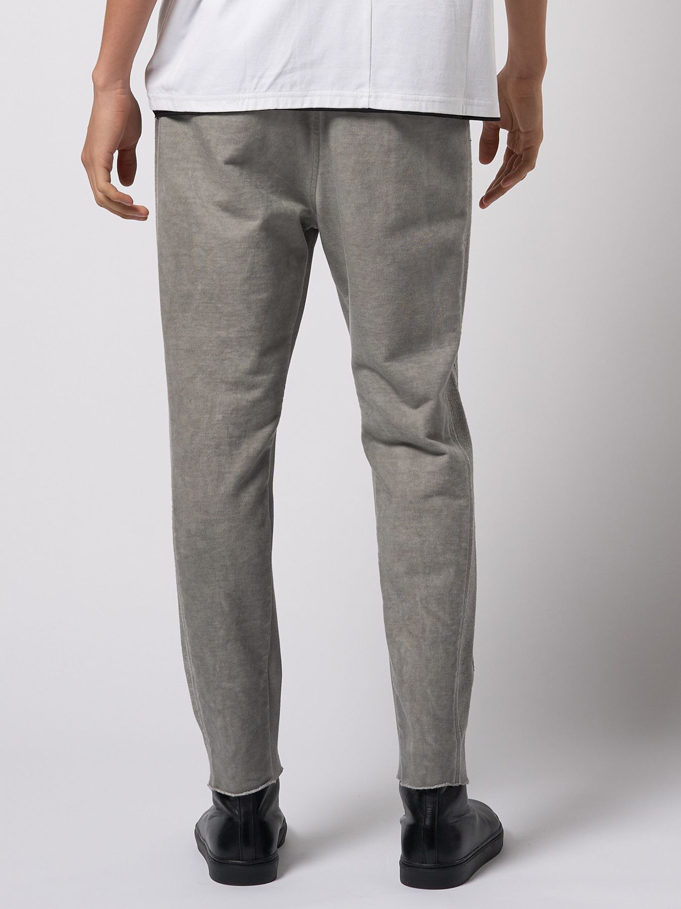【予約品 9月23日(火) 締切】cut-off sweat pants / カットオフ スウェットパンツ / ライトグレー