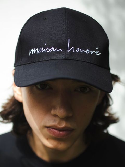 ベースボールキャップ / BaseBall Cap Adriana / Black メゾンオノレ パリ