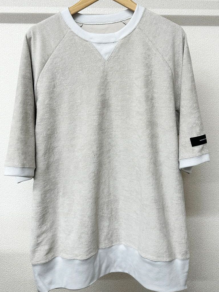 《予約品3月3日18：00締め》 PILE half sleave / ハーフスリーブT / グレージュ