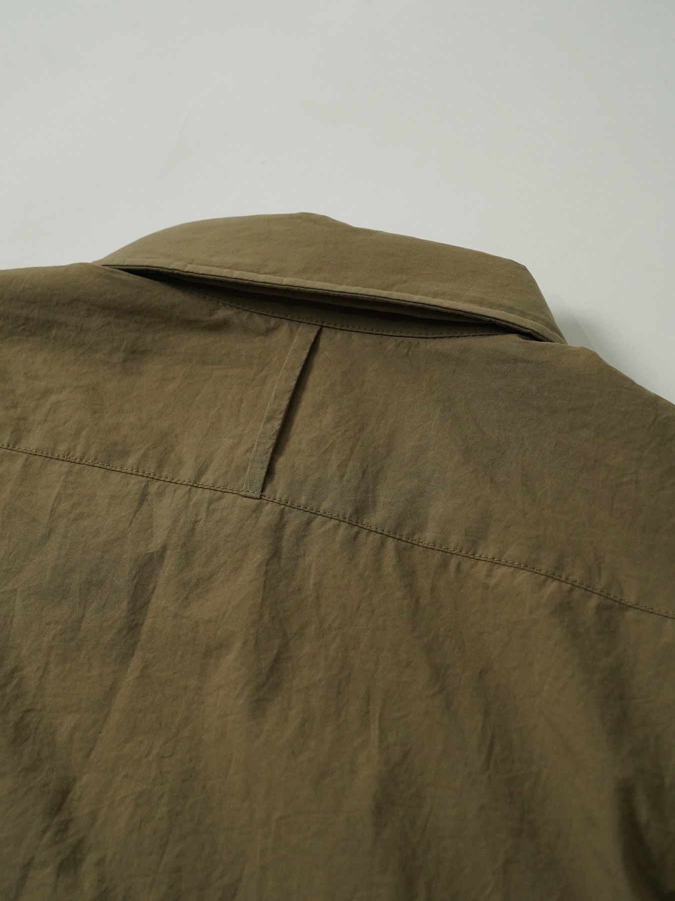 【予約品 5月6日(水) 締切】FLIPPADDING-SHIRTS / リバーシブルシャツ / オリーブ×オリーブ