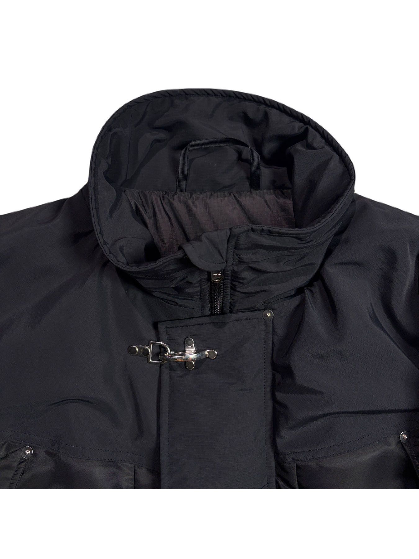 【予約品 3月9日(月) 18:00 締切】WILD THINGS コラボ - ×WILD THINGS BASIC / ショートモンスターパーカー / ブラック