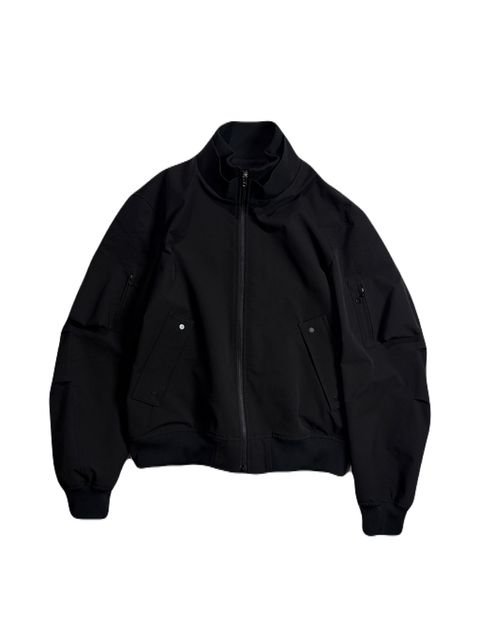 【予約品 3月9日(月) 18:00 締切】STRETCH ZIP JKT / ストレッチ ジップ ジャケット / ブラック