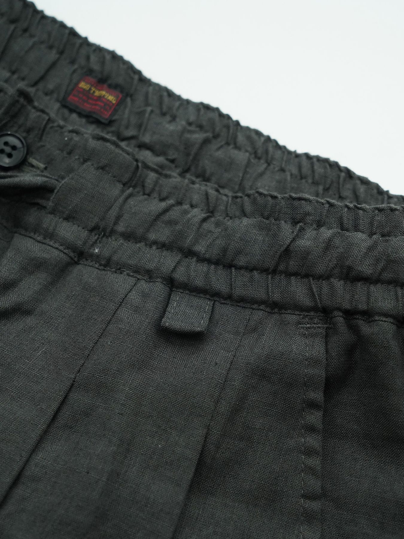 【予約品 11月23日(日) 締切】LINENTROUSERS / リネン2タックスラックス / CHARCOAL